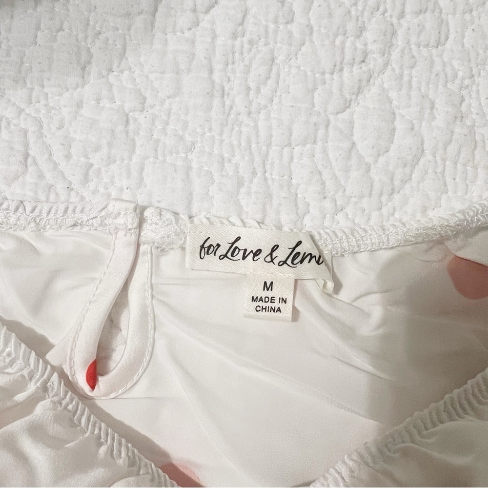 For Love & Lemons White and Red Polka Dot Maxi Dress - Picture 6 of 13
